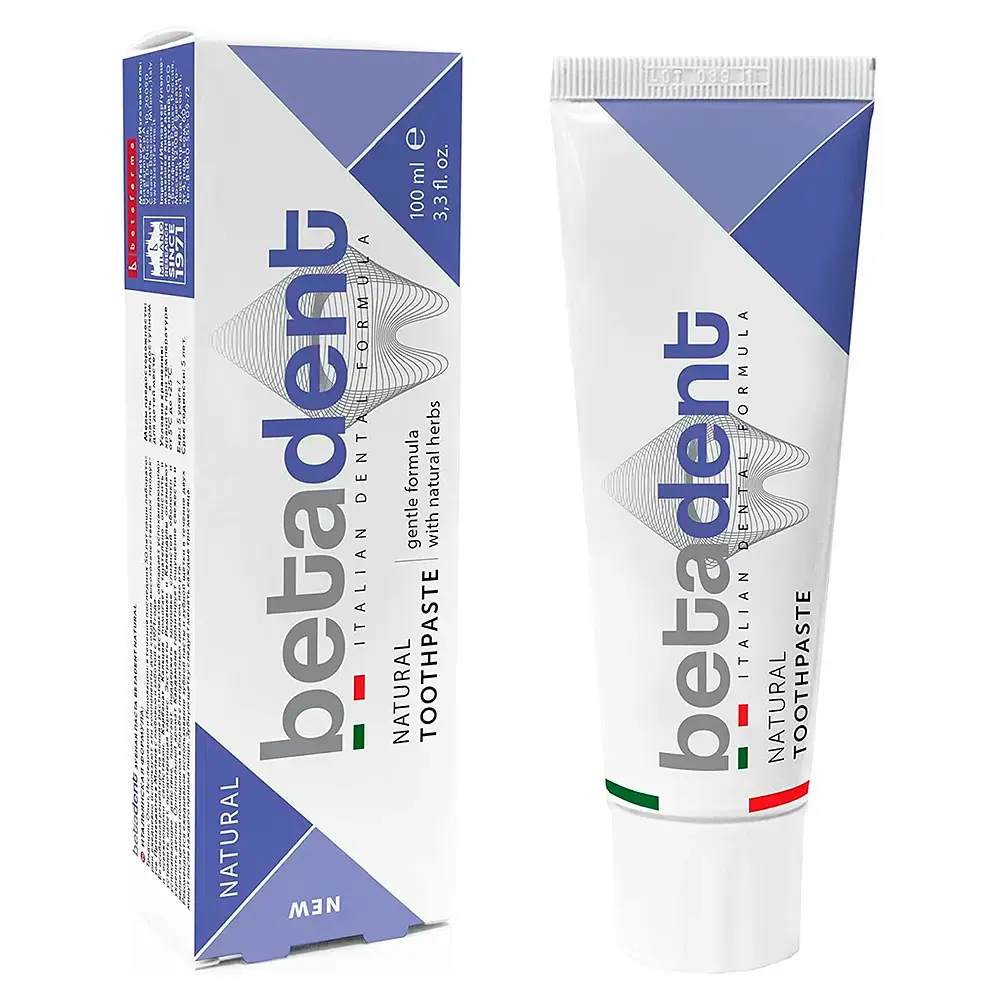 Зубна паста Betadent Natural Toothpaste 100 мл фото2