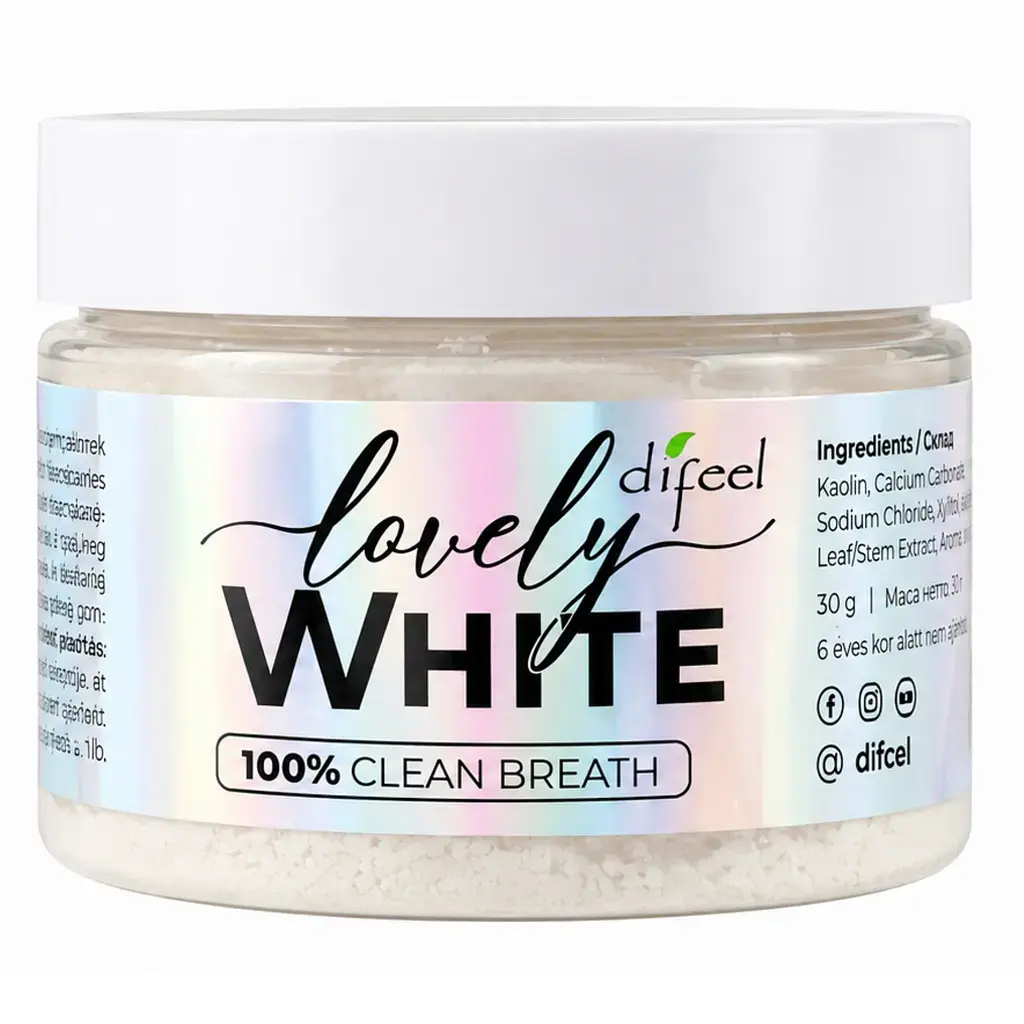 Зубний порошок Difeel Lovely White відбілюючий 30 г фото2