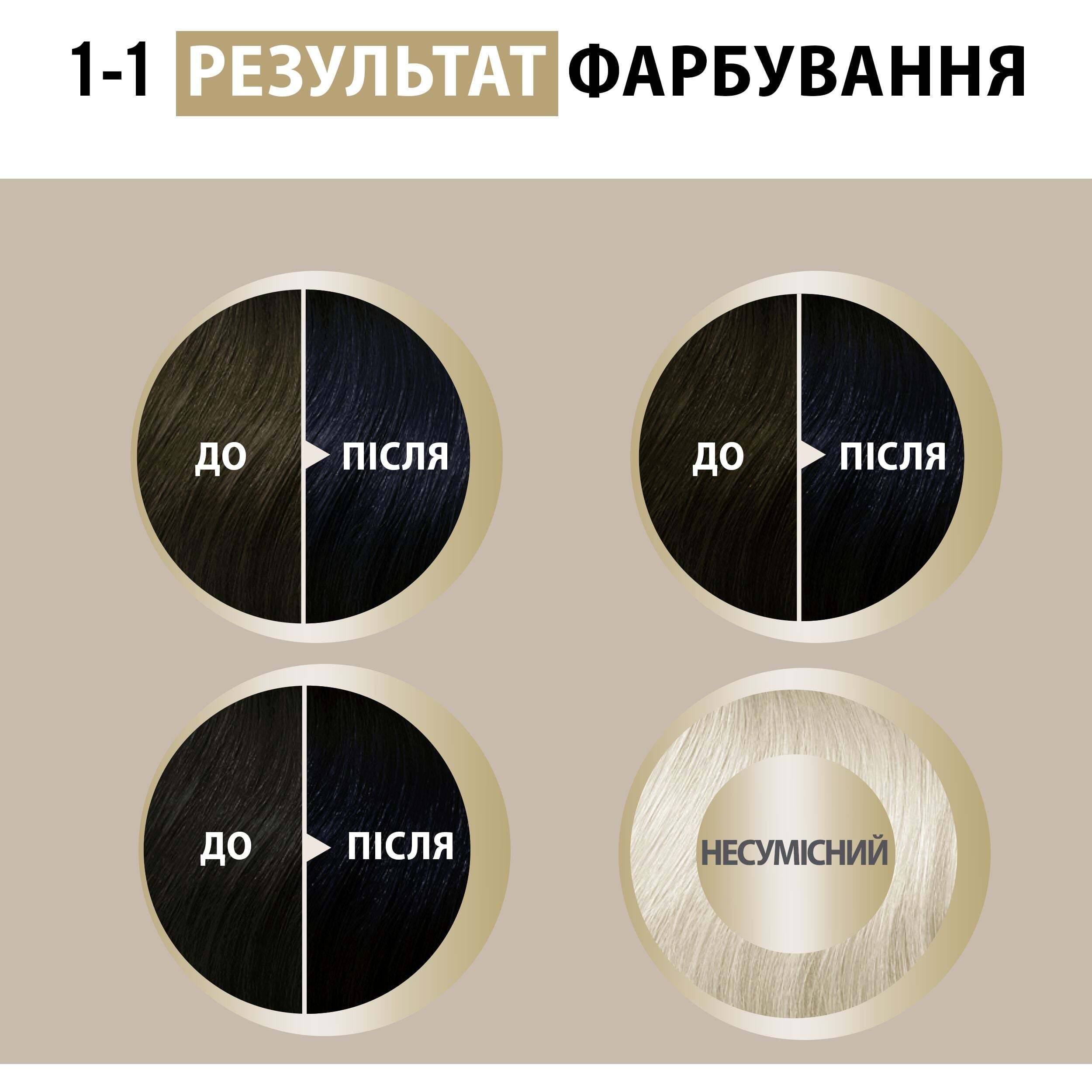 Краска для волос Creme Supreme №1-1 холодный черный фото10