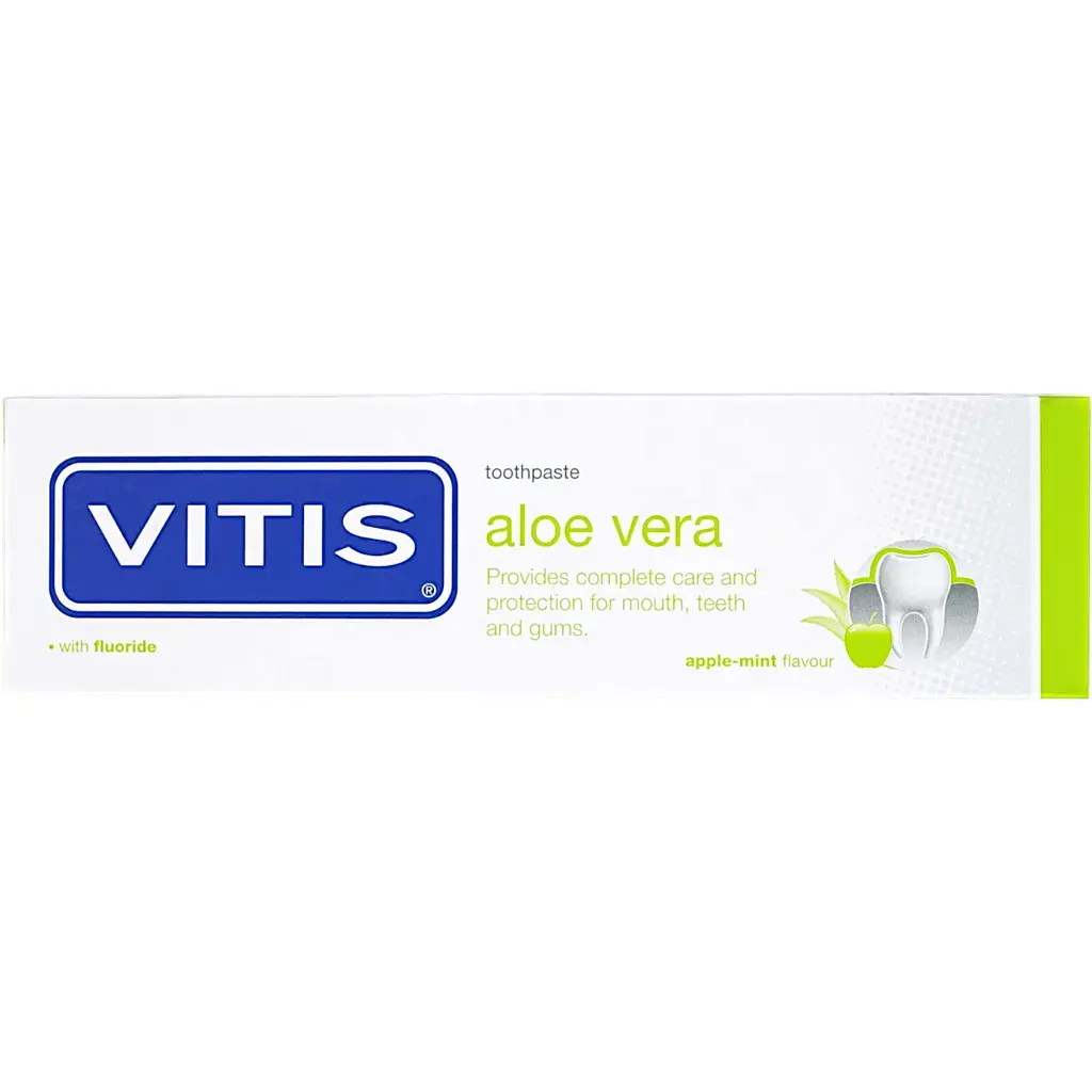 Зубная паста Vitis Aloe Vera Яблоко 100 мл фото3