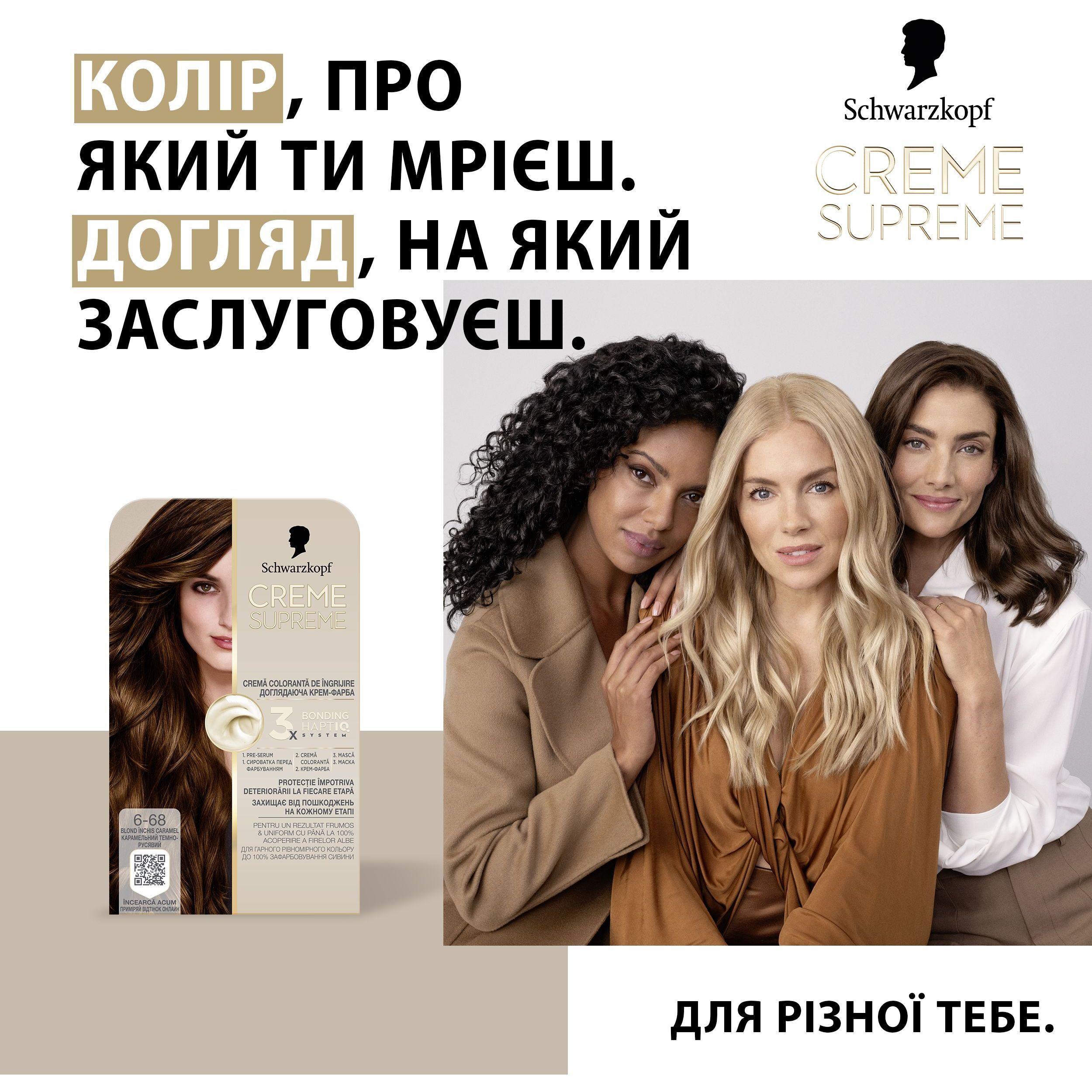 Краска для волос Creme Supreme №6-68 карамельный темно-русый фото13