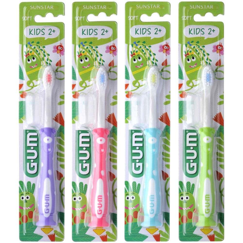 Зубна щітка GUM Kids Monster м'яка фото