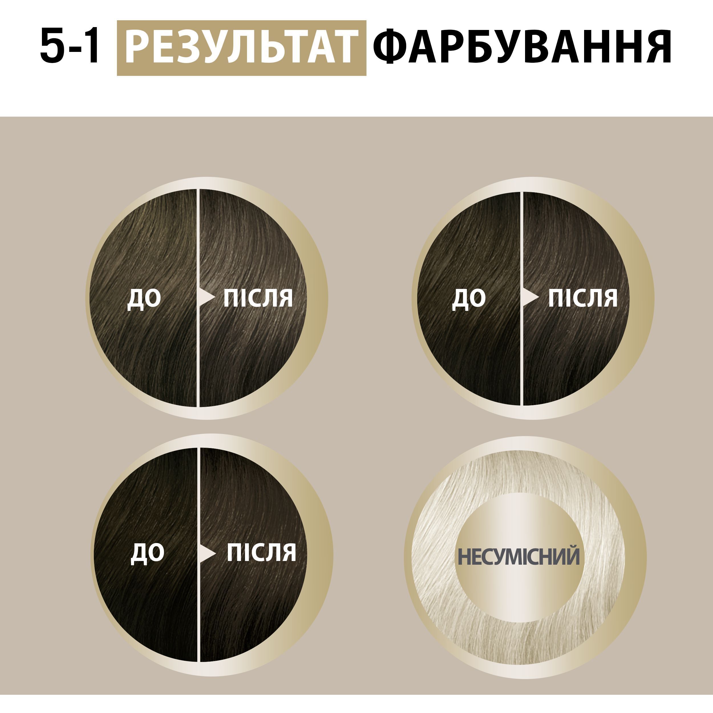 Краска для волос Creme Supreme №5-1 холодный светло-каштановый фото