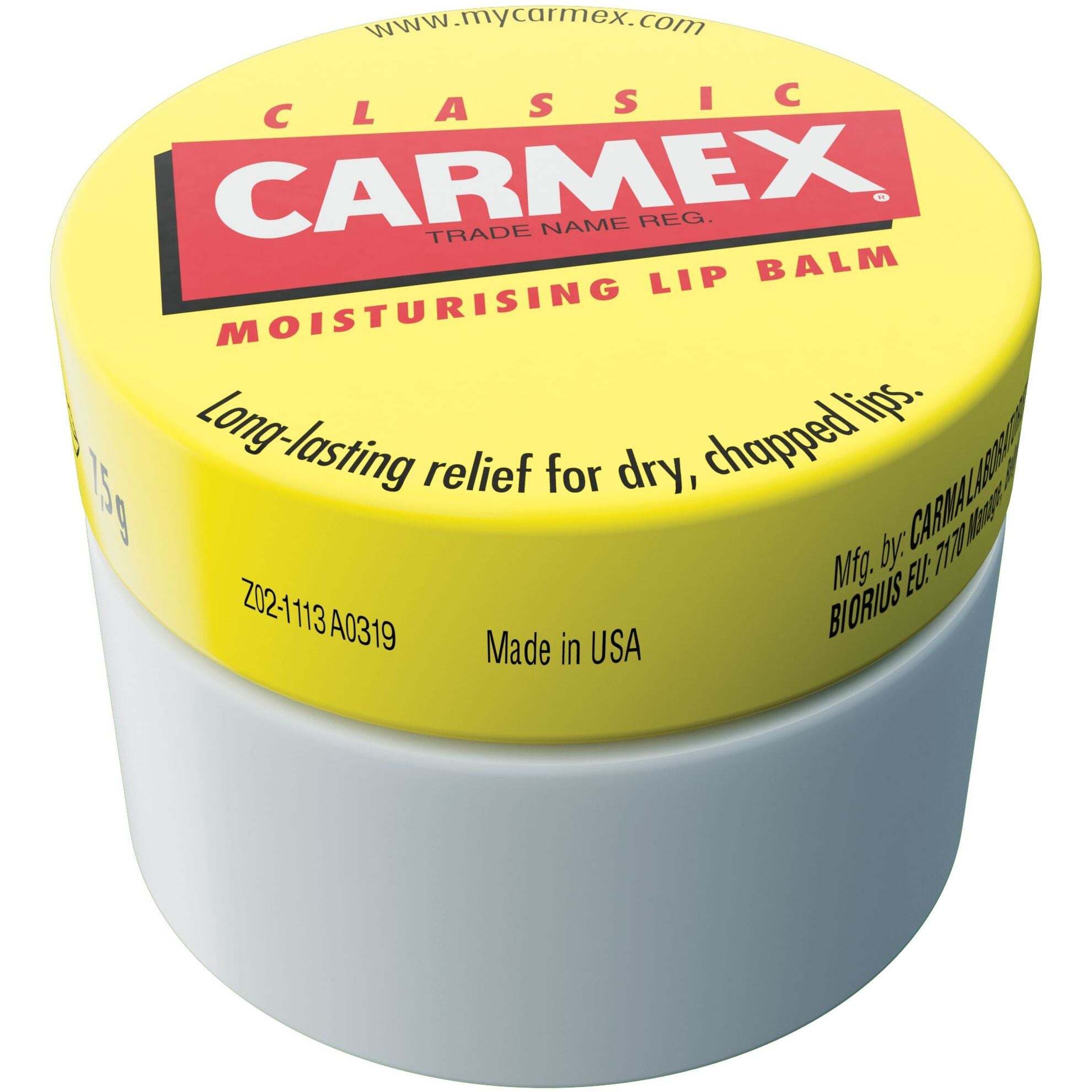 Бальзам для губ в баночке Carmex Классический 7.5 г фото2