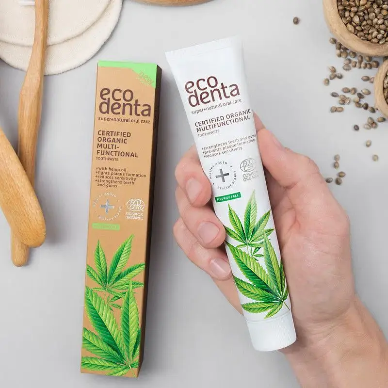 Зубная паста Ecodent Organic с конопляным маслом 75 мл фото3
