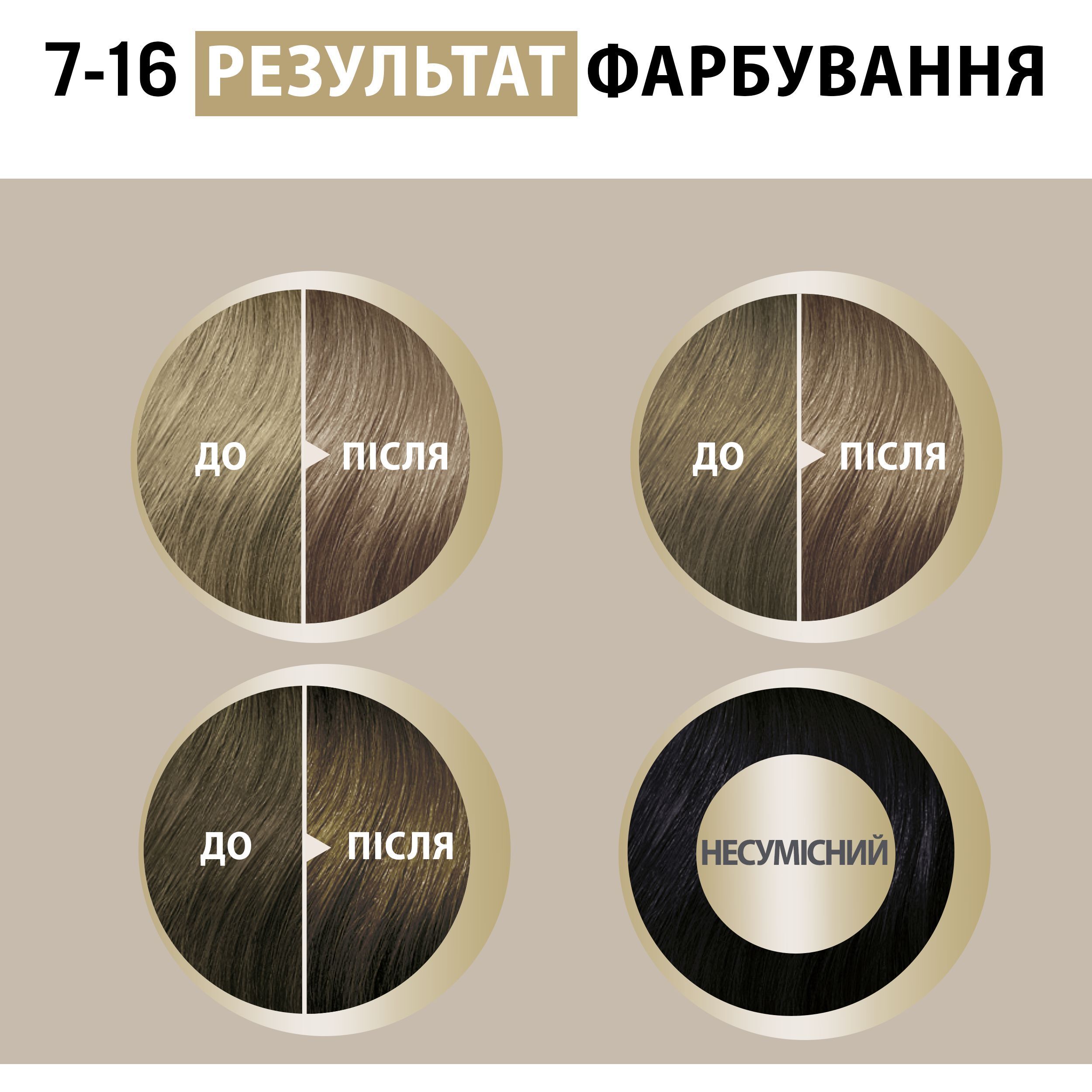 Краска для волос Creme Supreme №7-16 холодный пепельный русый фото12