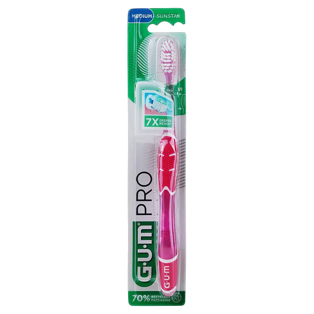 Зубна щітка GUM Pro Compact Soft м'яка в асортименті фото2