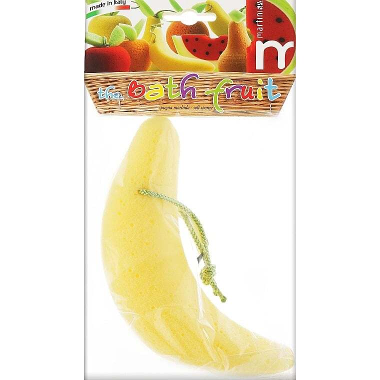 Детская губка Martini Spa Baby Bath Sponge Banana, банан (0084H10) фото2