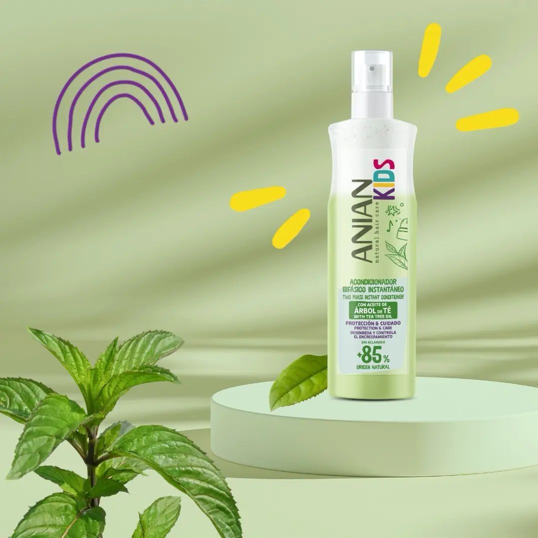 Детский кондиционер для волос Anian Kids Biphasic Tea Tree 250 мл фото2