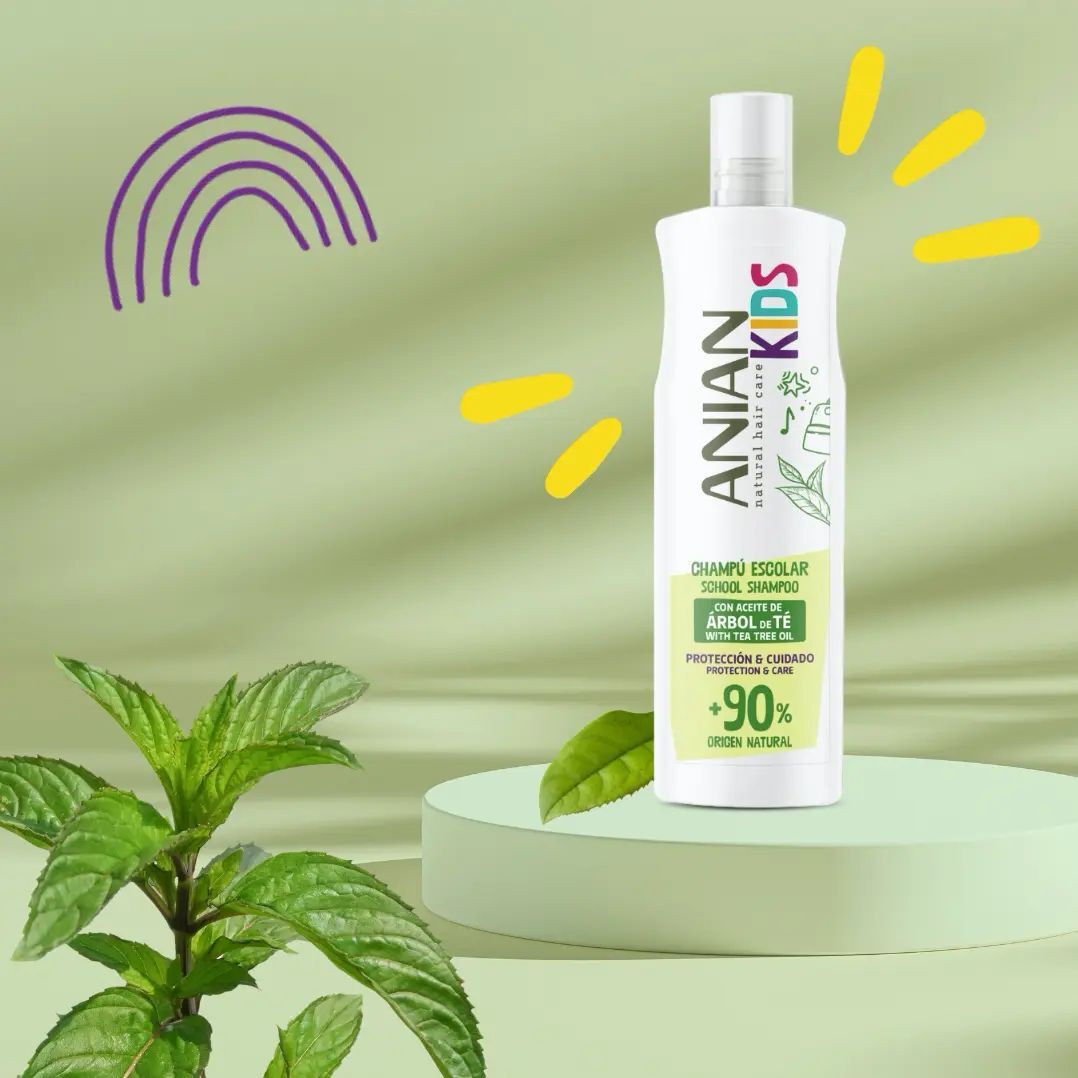 Детский шампунь Anian Kids School Shampoo с маслом чайного дерева 400 мл фото3
