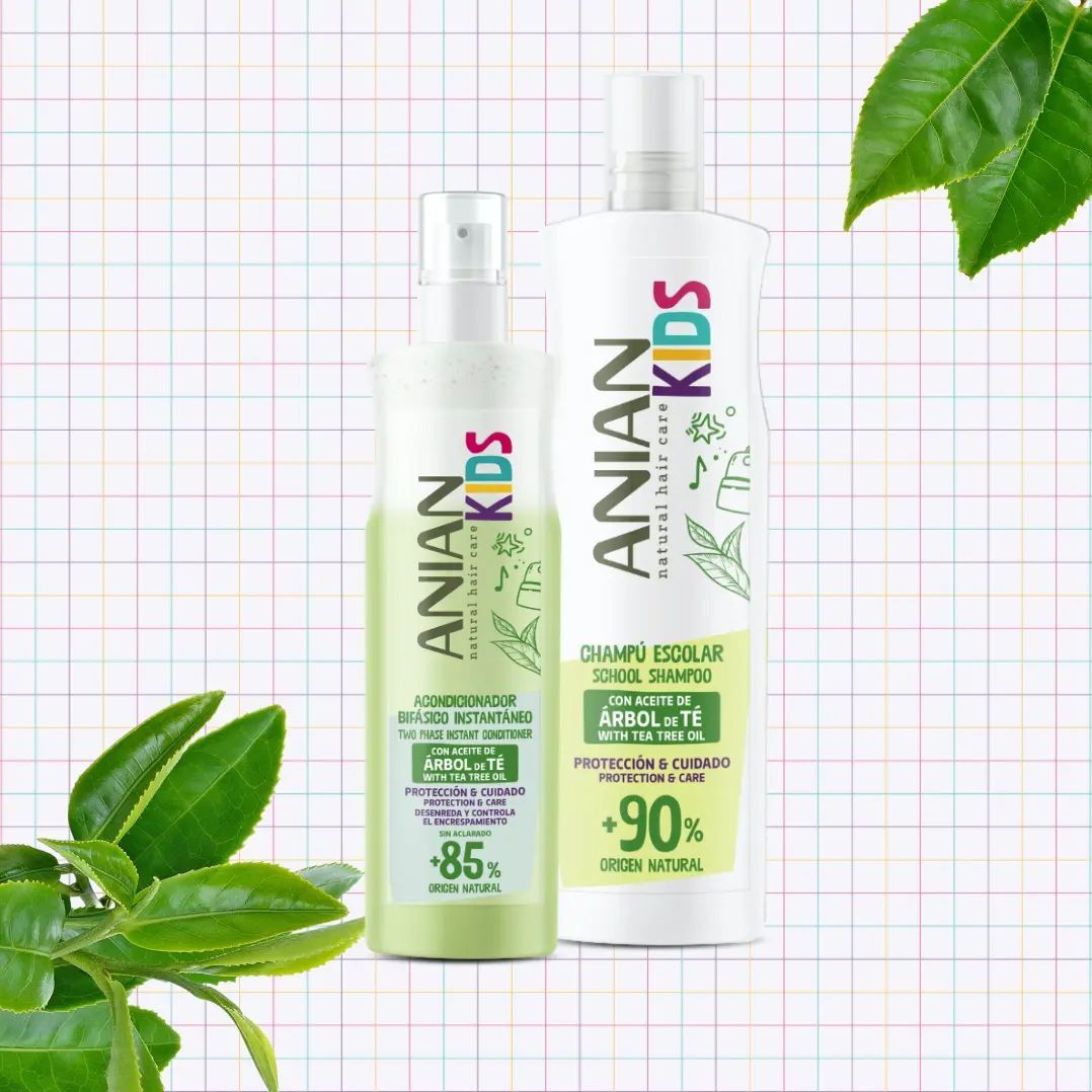 Детский шампунь Anian Kids School Shampoo с маслом чайного дерева 400 мл фото5