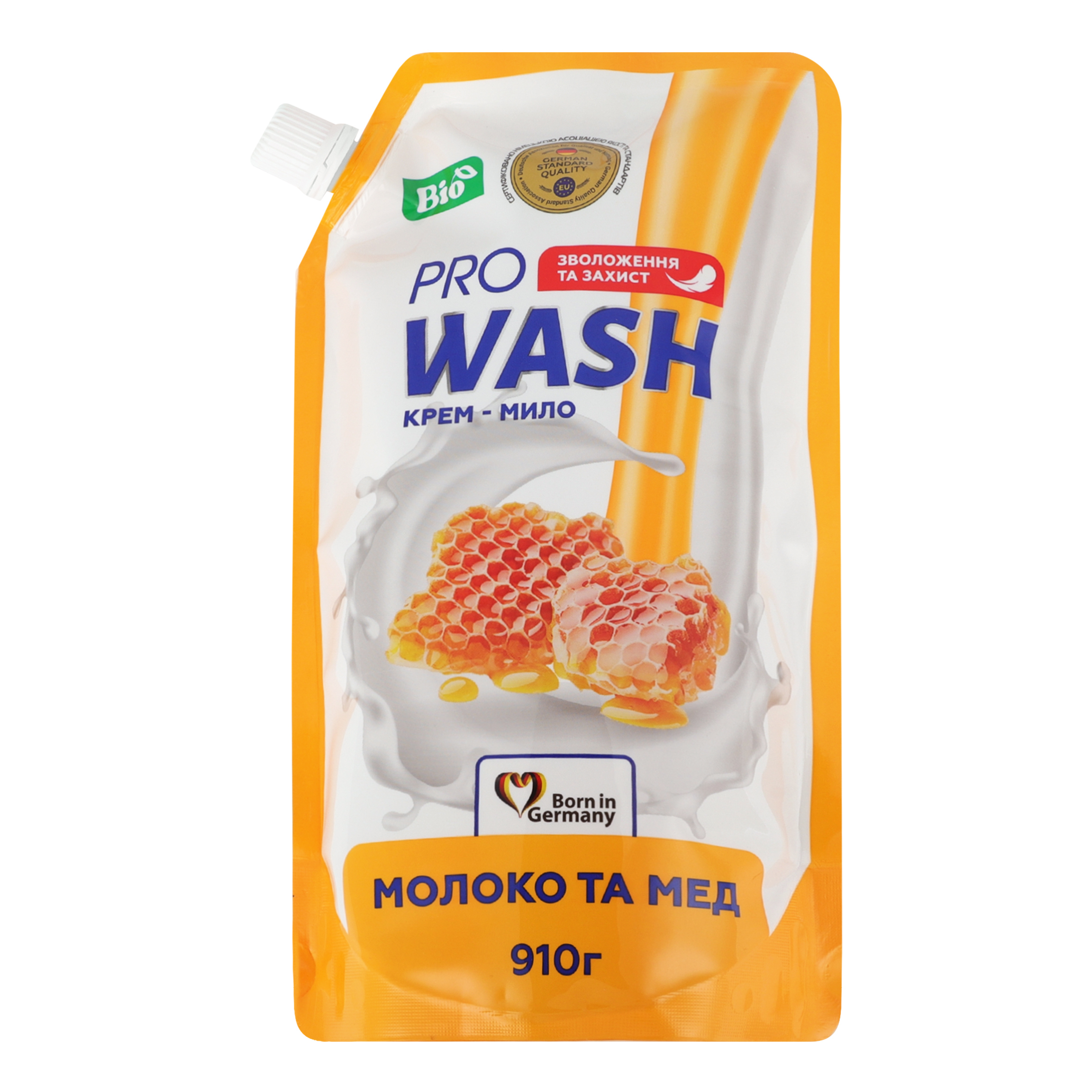 Рідке крем-мило Pro Wash, молоко та мед, 910 г фото