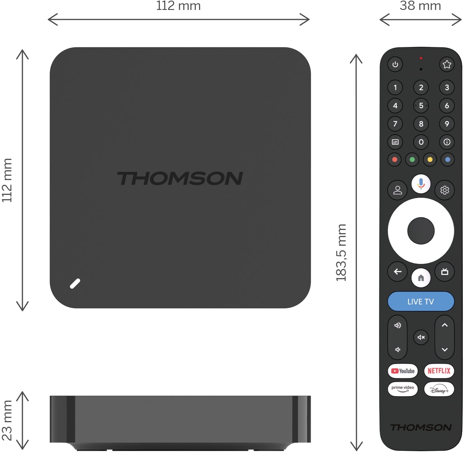 Медіаплеєр Thomson Streaming Box 4K UHD 245G фото4