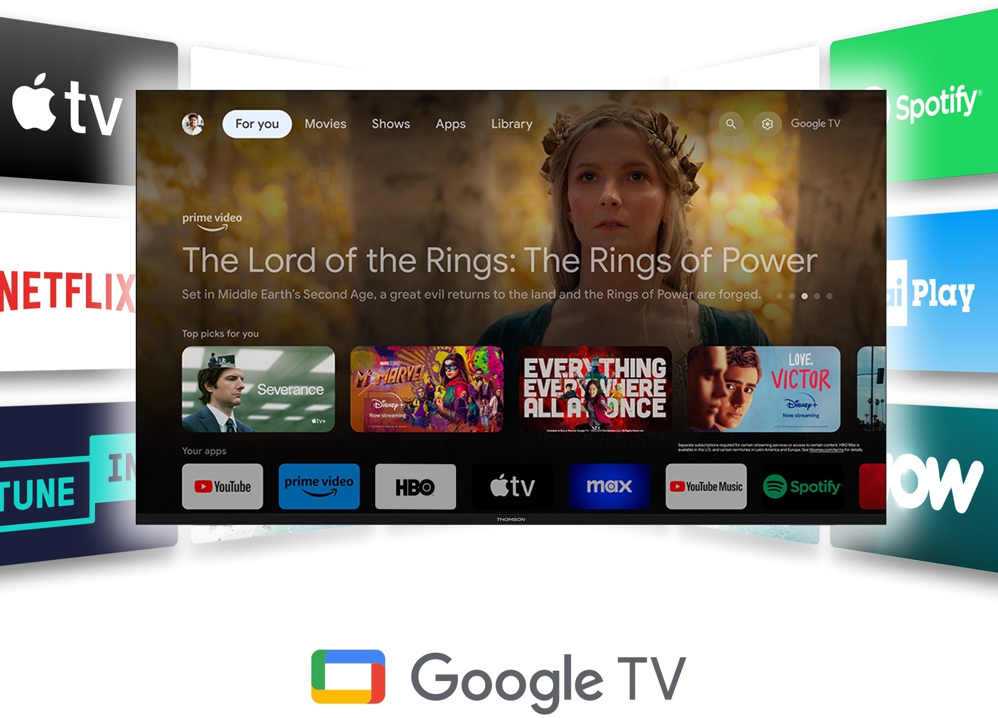 Медіаплеєр Thomson Streaming Box 4K UHD 245G фото9