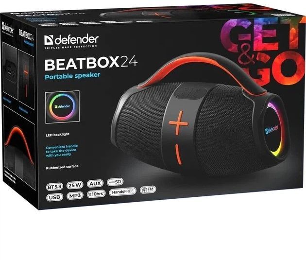 Акустична система 1.0 Defender Beatbox 24 25Вт чорна фото6