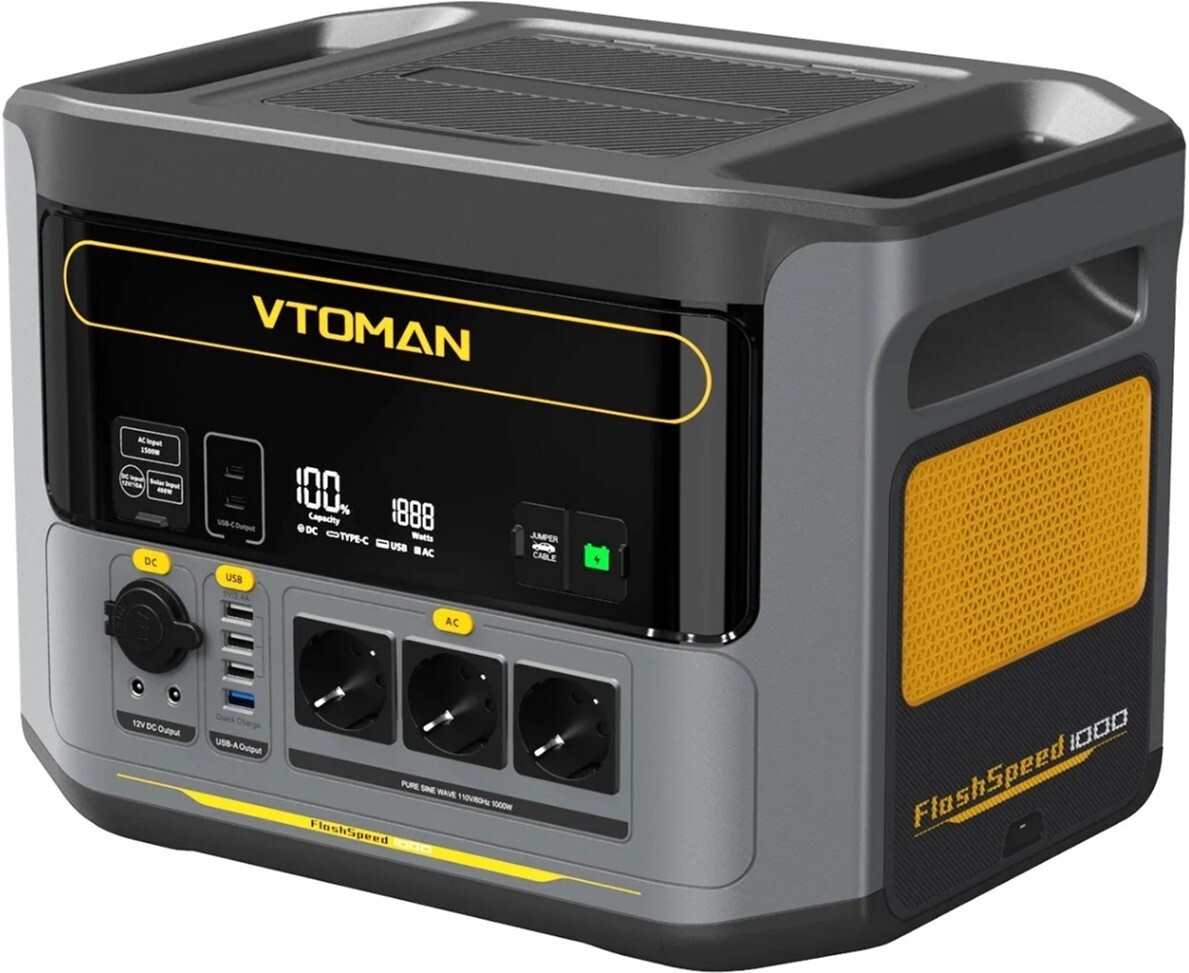 Зарядна портативна електростанція Vtoman FlashSpeed 1000W (FlashSpeed 1000) фото3
