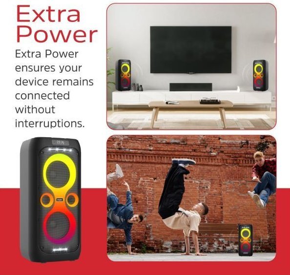 Акустическая система 1.0 Energizer BTS566 50Вт Black фото8