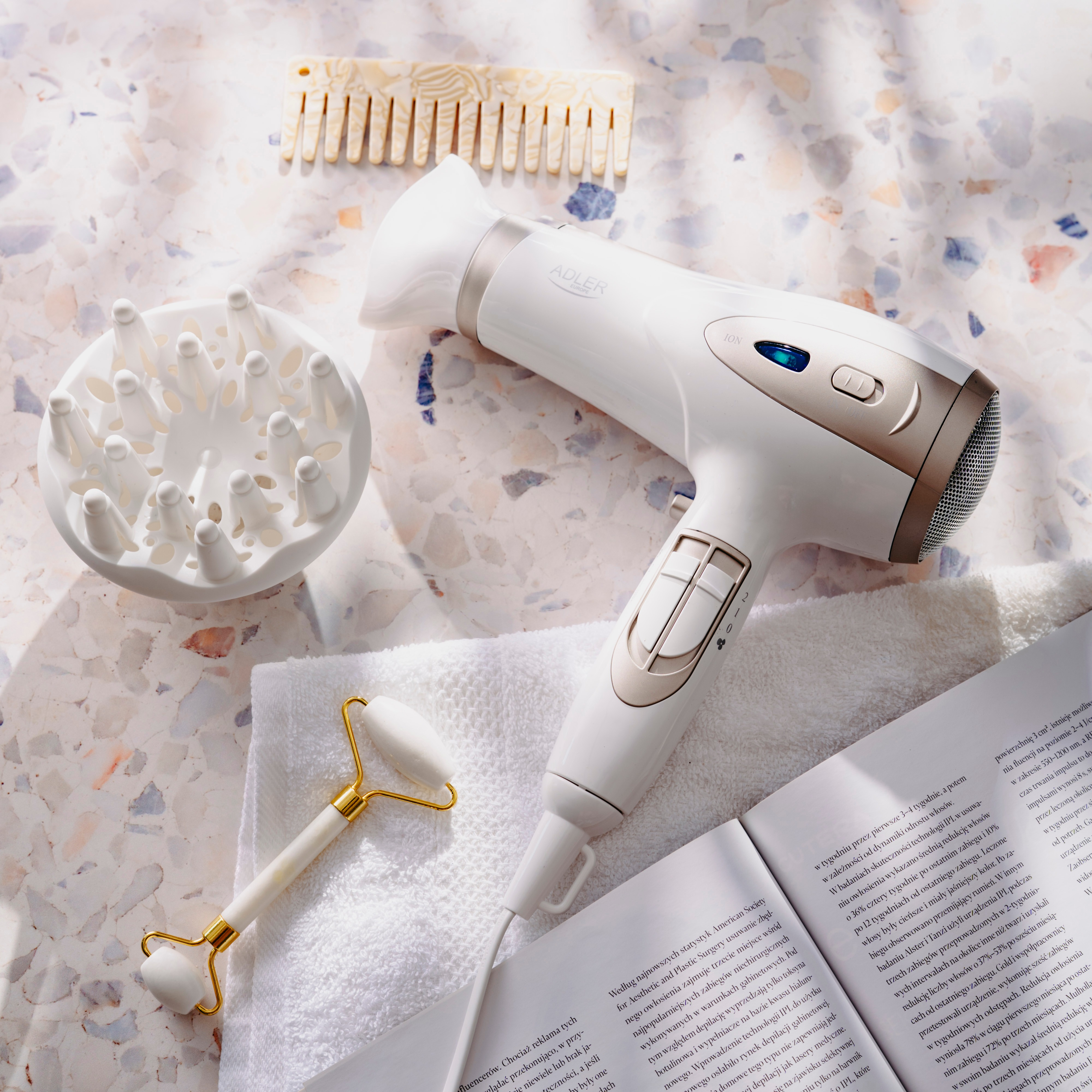 Фен Adler AD 2248 white champagne фото12