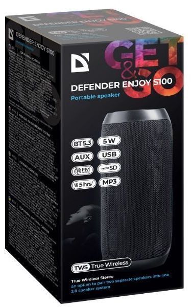 Портативная акустическая система 1.0 Defender S100 (65101) фото6