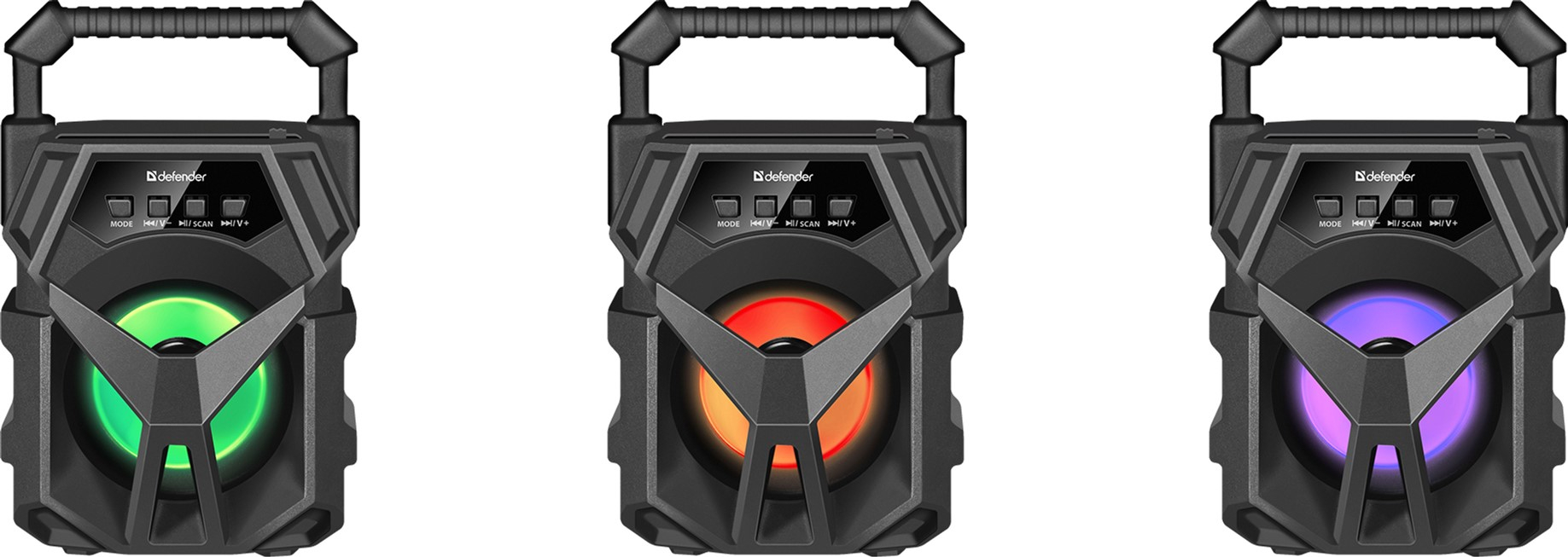 Акустическая система 1.0 Defender G98 5Вт /BT/TF/USB/AUX/Light фото6