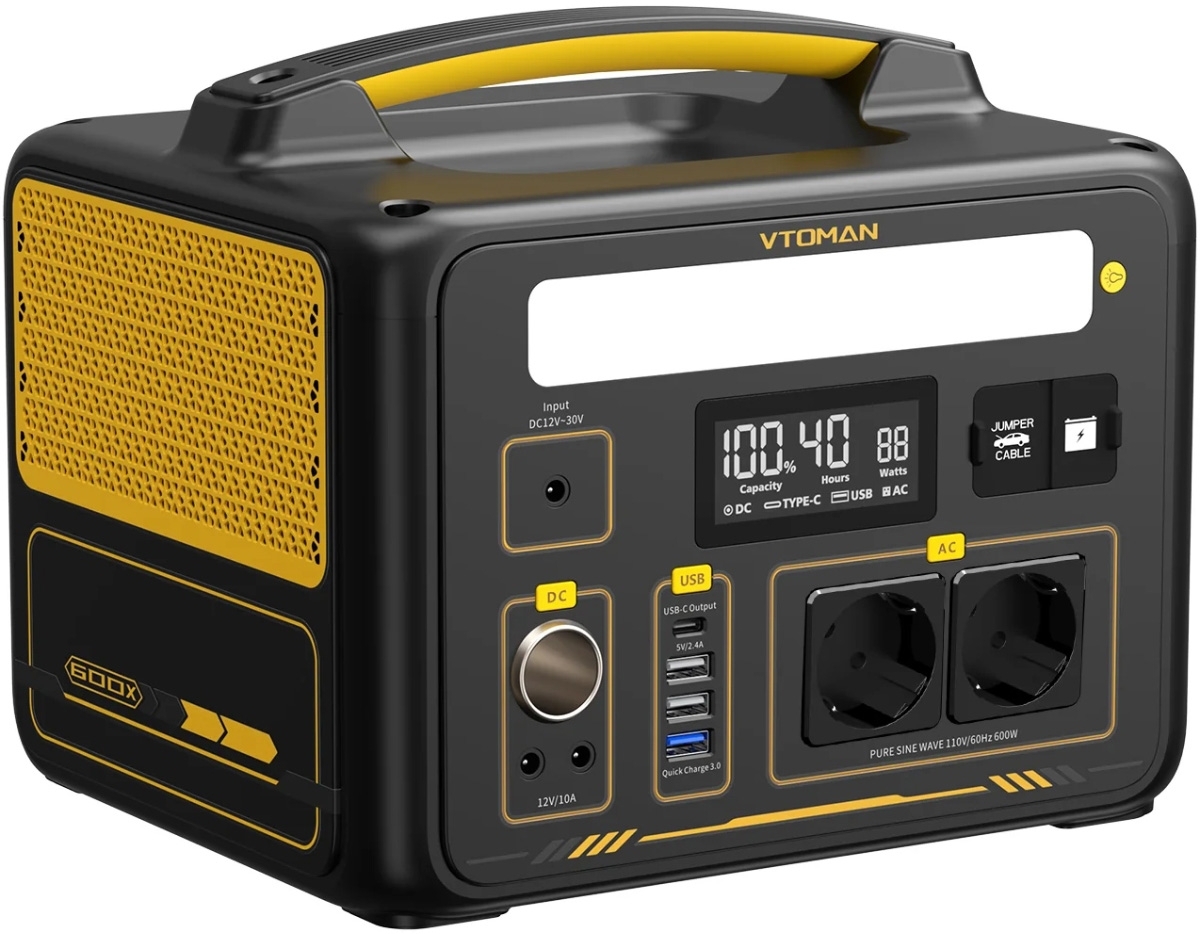 Зарядна портативна електростанція Vtoman Jump 600W (Jump 600X) фото