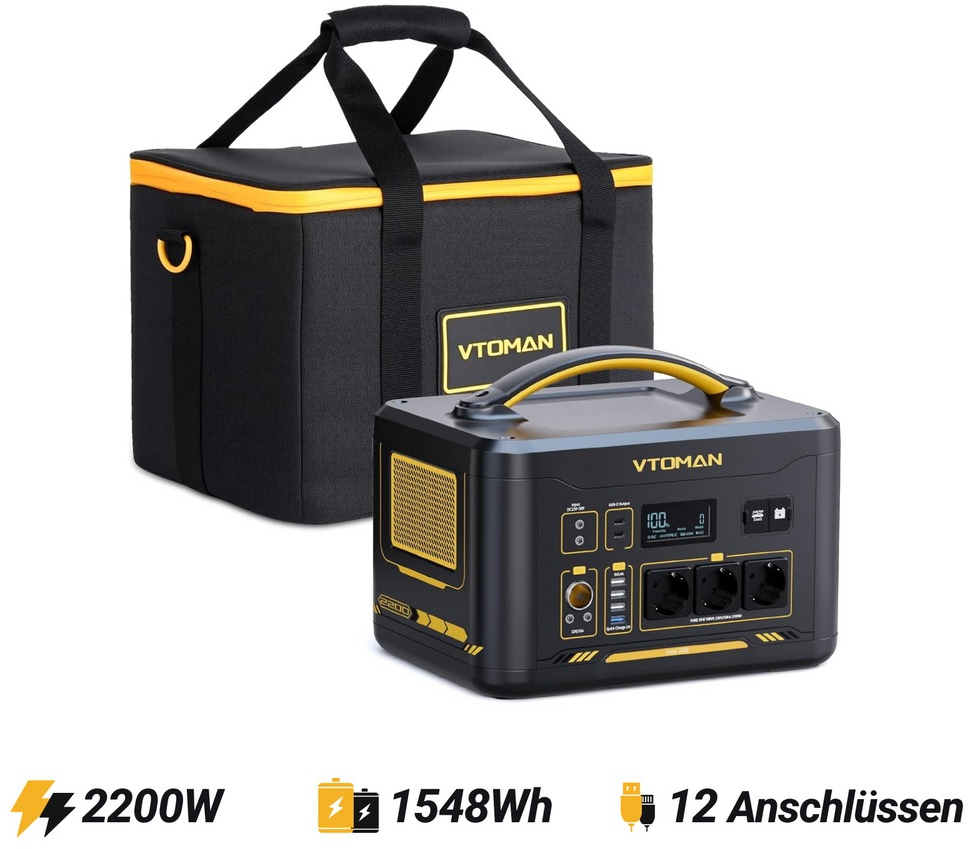 Зарядная портативная электростанция Vtoman Jump 2200W (Jump 2200) фото7