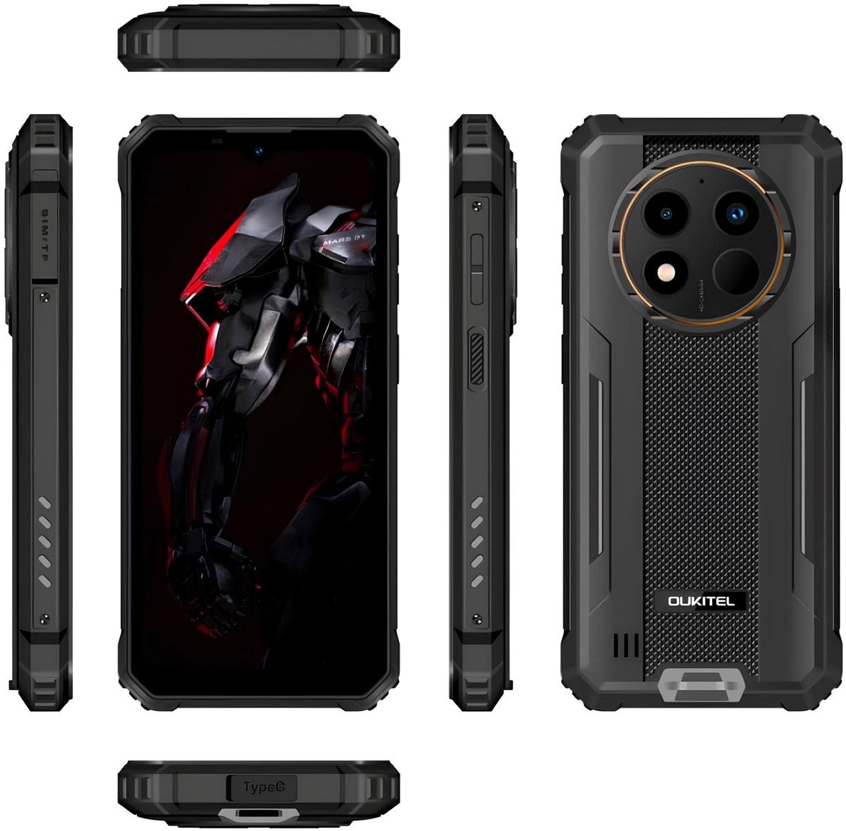 Смартфон Oukitel WP28E 4/64GB Black (WP28EBlack) фото