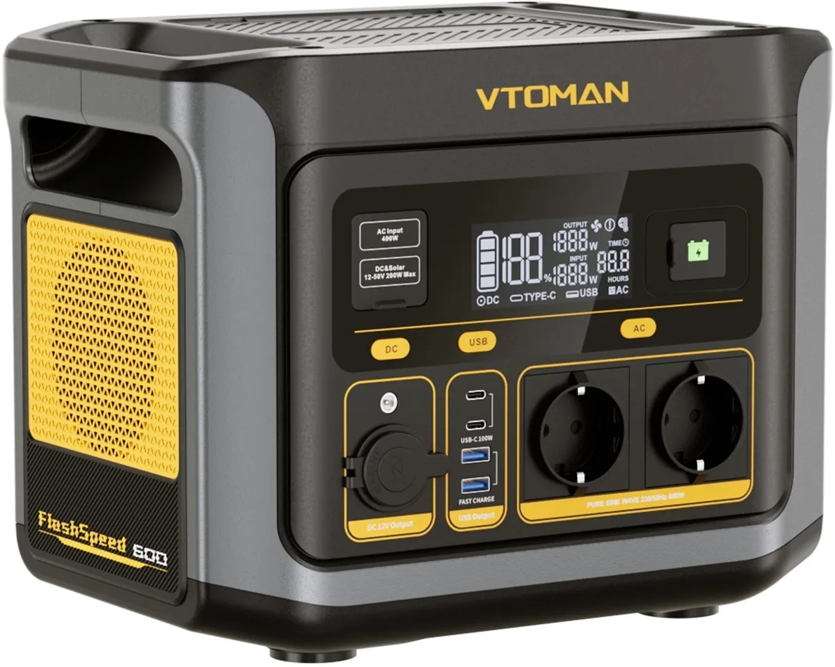 Зарядна портативна електростанція Vtoman Jump 600W (FlashSpeed 600) фото3