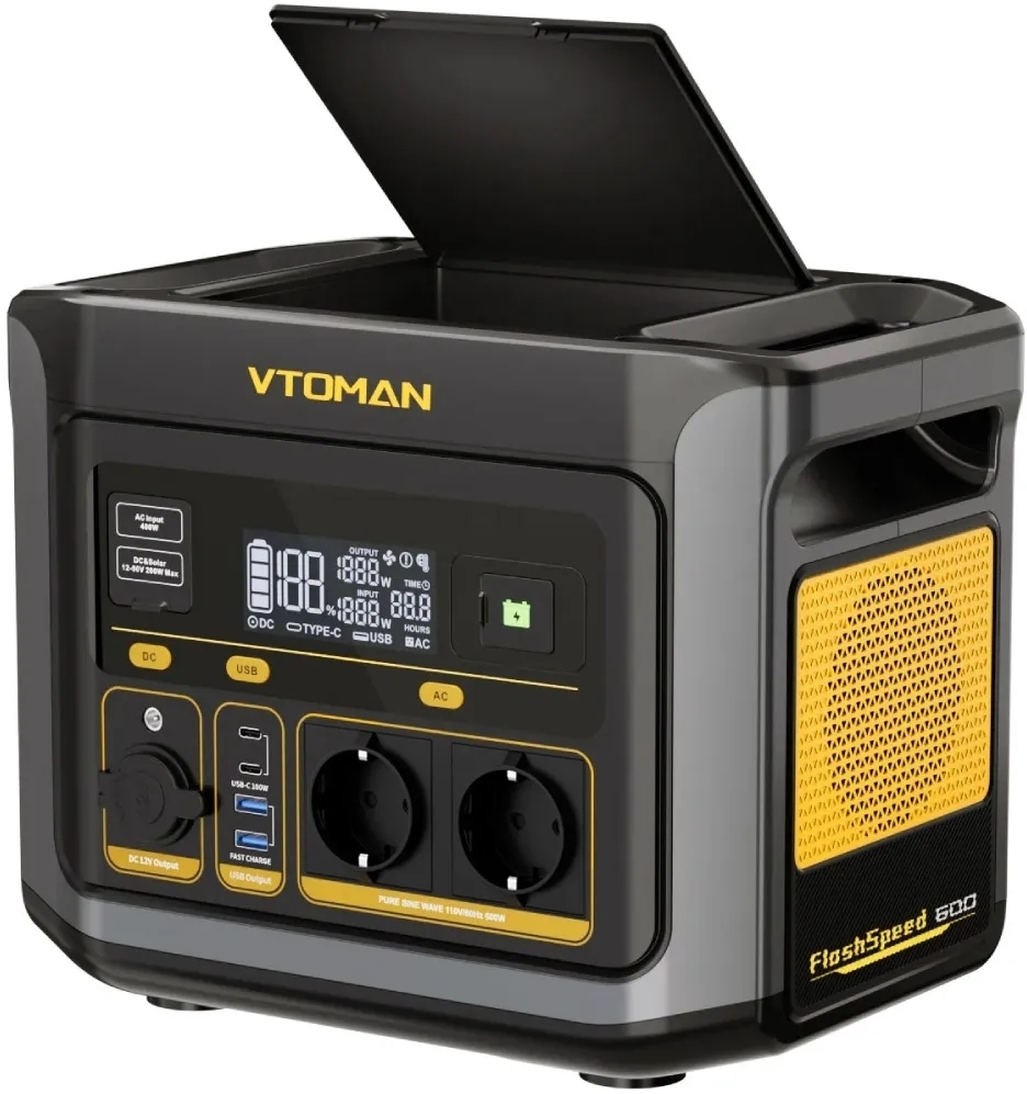Зарядна портативна електростанція Vtoman Jump 600W (FlashSpeed 600) фото4