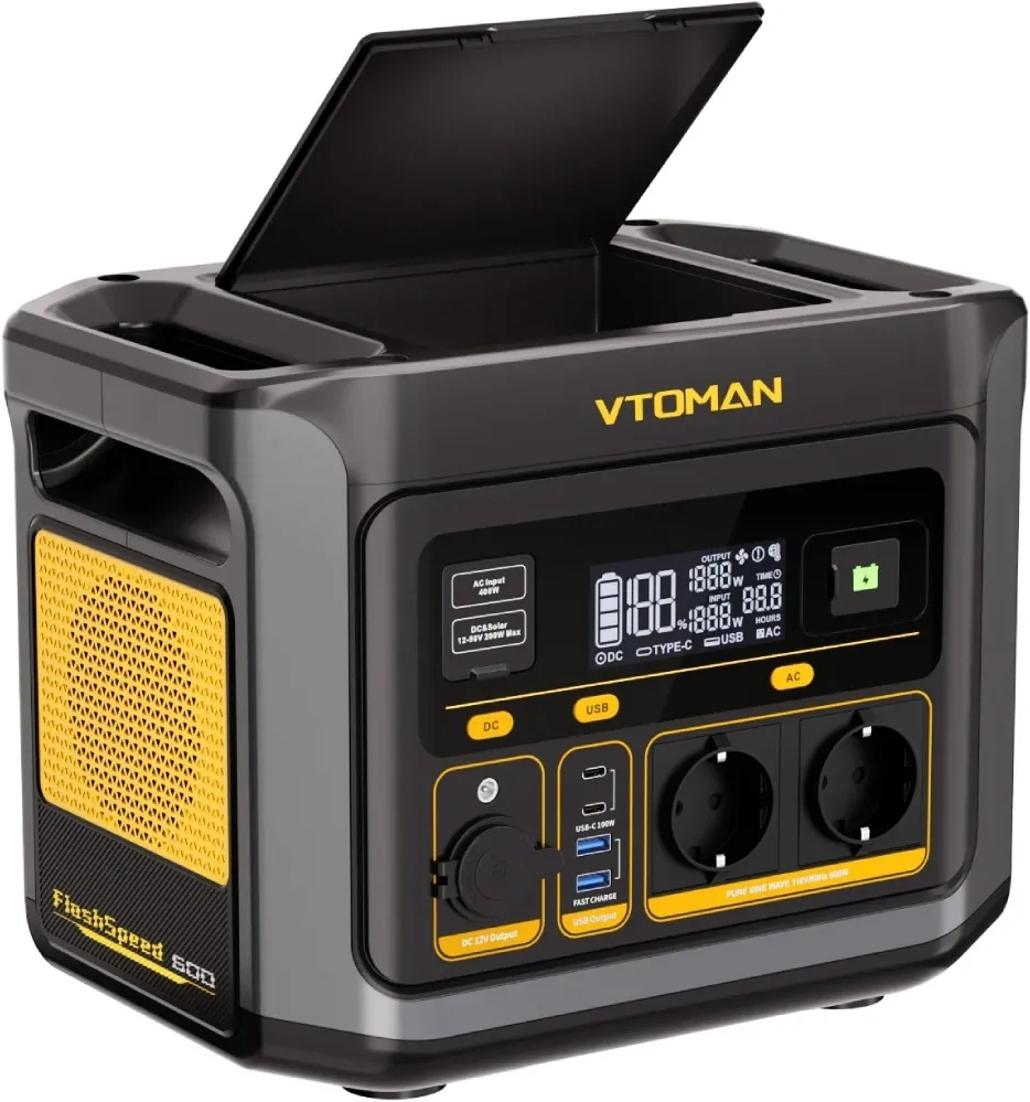 Зарядна портативна електростанція Vtoman Jump 600W (FlashSpeed 600) фото5