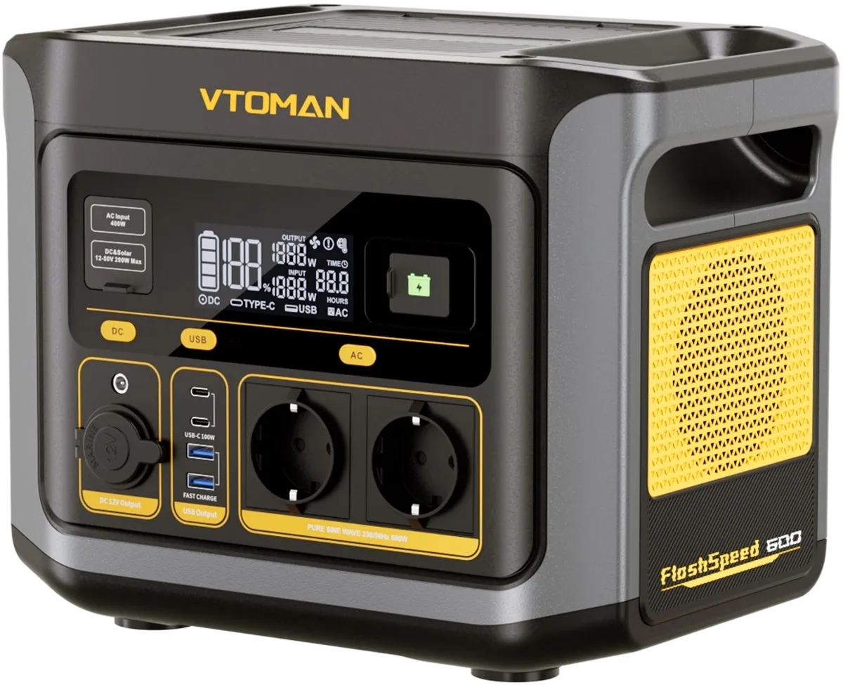 Зарядна портативна електростанція Vtoman Jump 600W (FlashSpeed 600) фото2