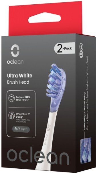 Насадка для зубної електрощітки Oclean Ultra White UW03 2 шт (6970810556995) фото