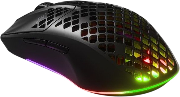Мишка SteelSeries Aerox 3 Wireless Onyx, RGB, 18000dpi., 6кн., чорна фото2