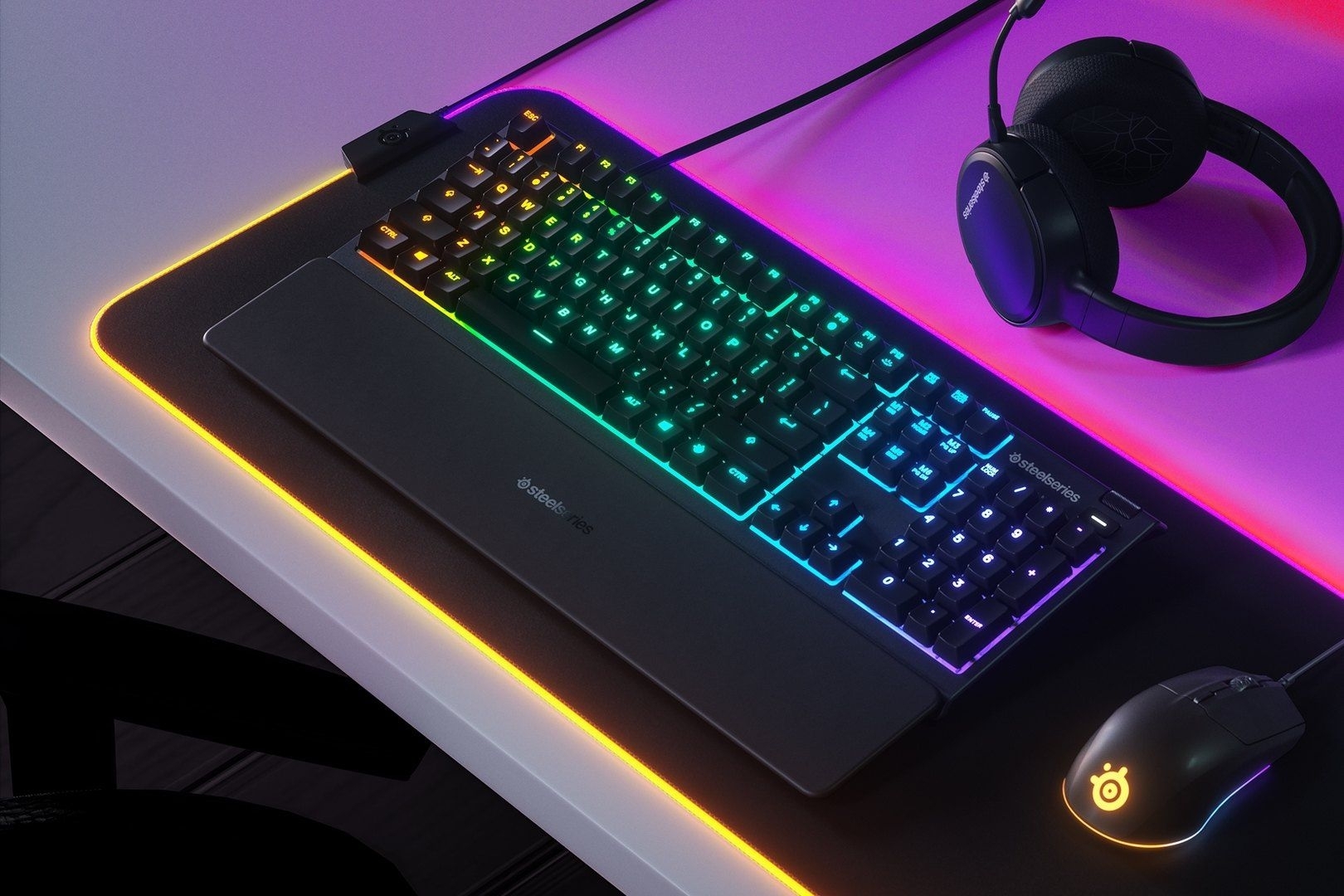 Ігрова клавіатура SteelSeries Apex 3 UA фото5