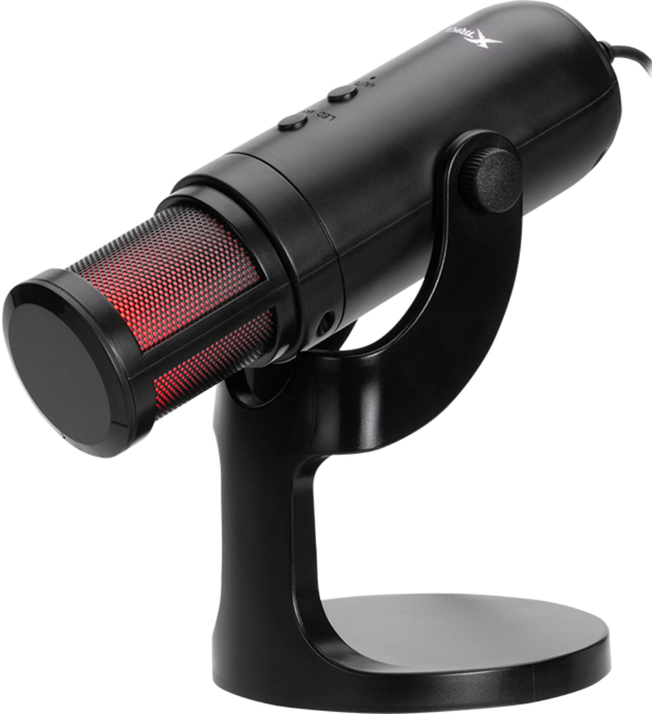 Ігровий стрім мікрофон XTRIKE ME XMC-03 USB, RGB LED, провід 1.5 м фото3