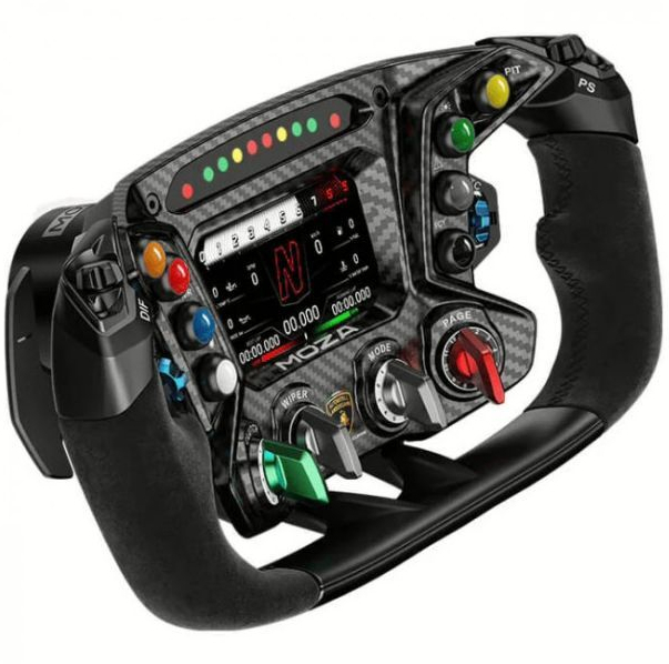 Кермо MOZA Racing Lamborghini Essenza SCV12 чорне фото3