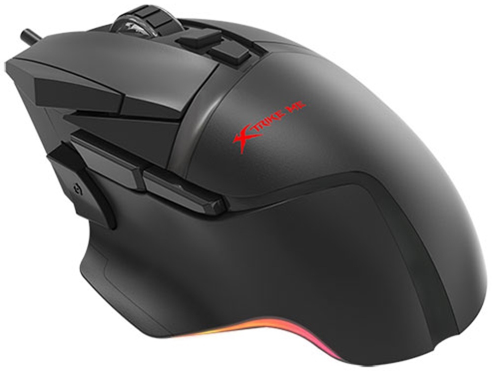 Миша ігрова Xtrike ME GM-502 12800dpi. 8кн. RGB чорна (GM-502) фото