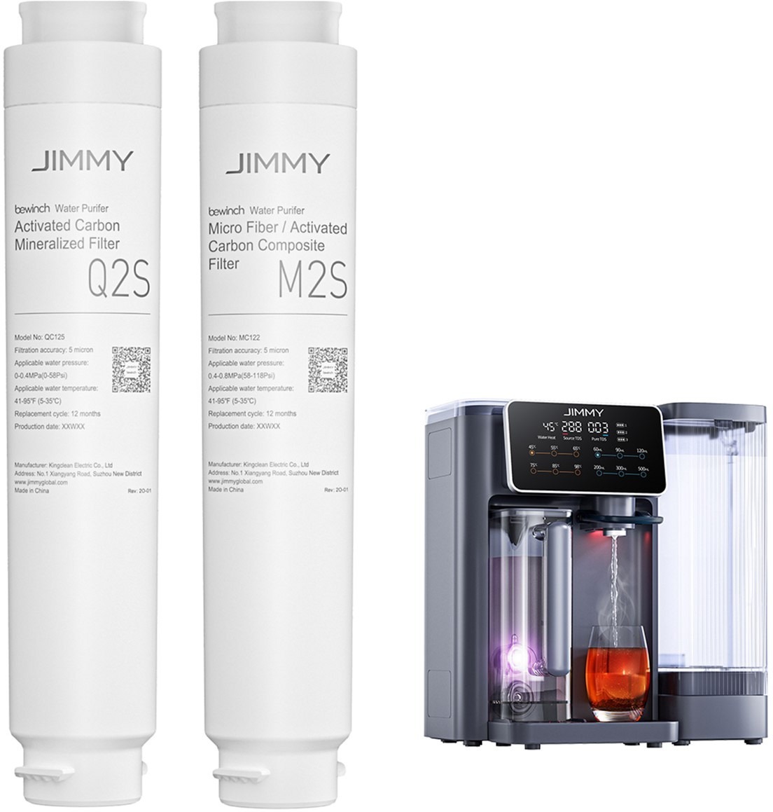 Фильтр для воды Jimmy Q2S для Jimmy R9 (3-Mineralized) (B0004700098R) фото