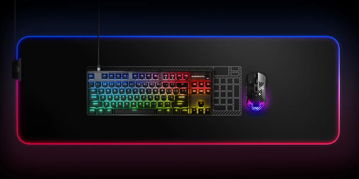 Ігрова клавіатура оптична SteelSeries Apex 9 TKL UA фото