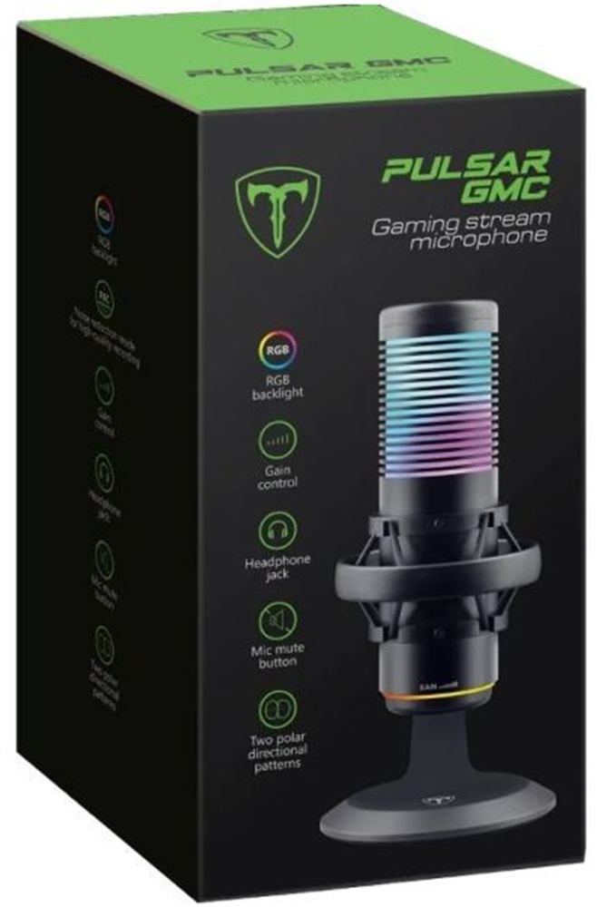 Ігровий стрім мікрофон Defender Pulsar GMC USB, RGB, 2.0 м фото4
