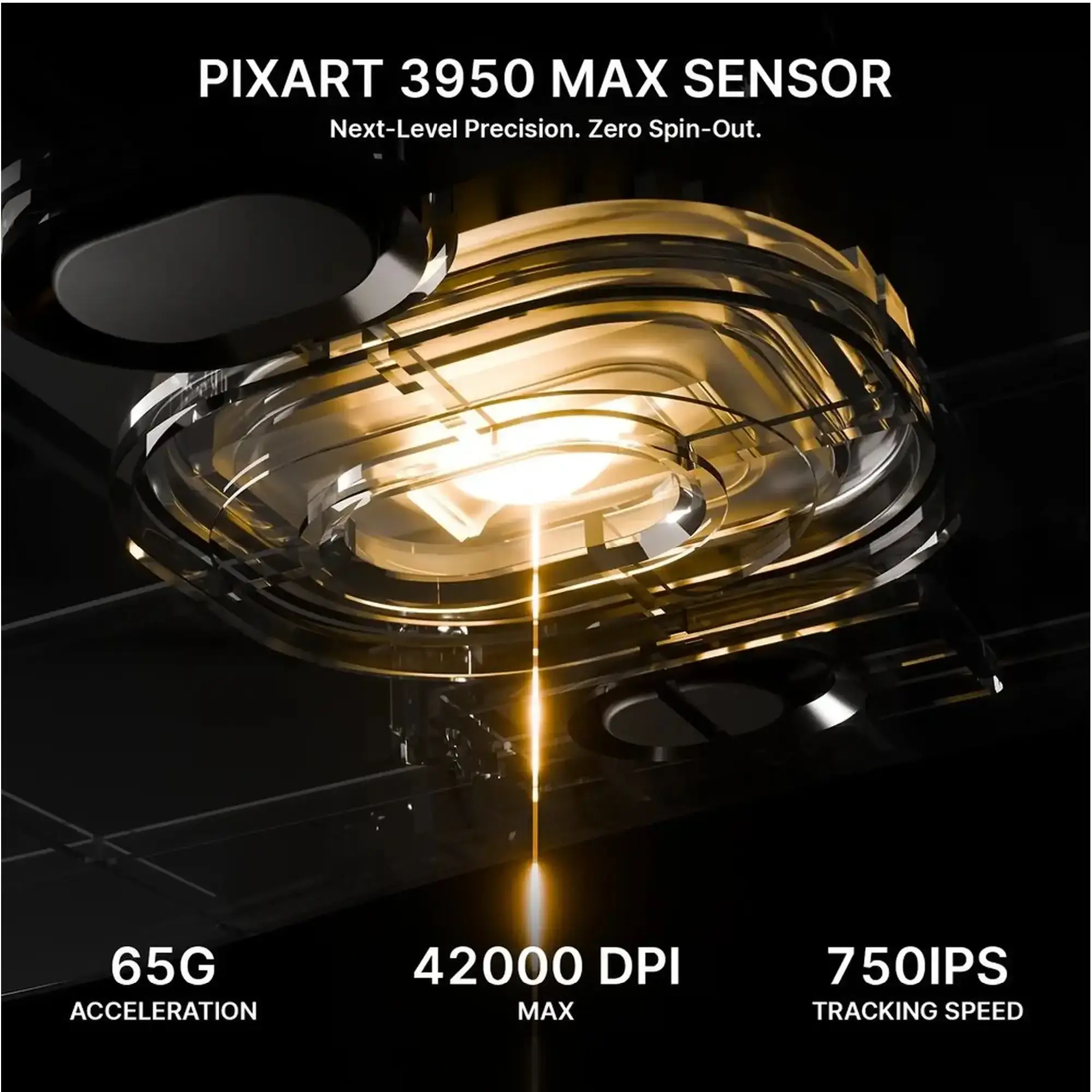 Мишка Attack Shark V8 Ultra-Light Wireless Black фото3