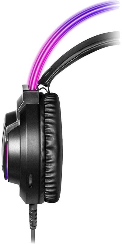 Ігрова гарнітура Defender Flame RGB, провід 2 м, чорна фото