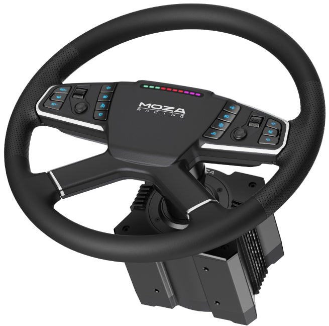 Кермо MOZA Racing TSW Truck 40cм., чорне фото6