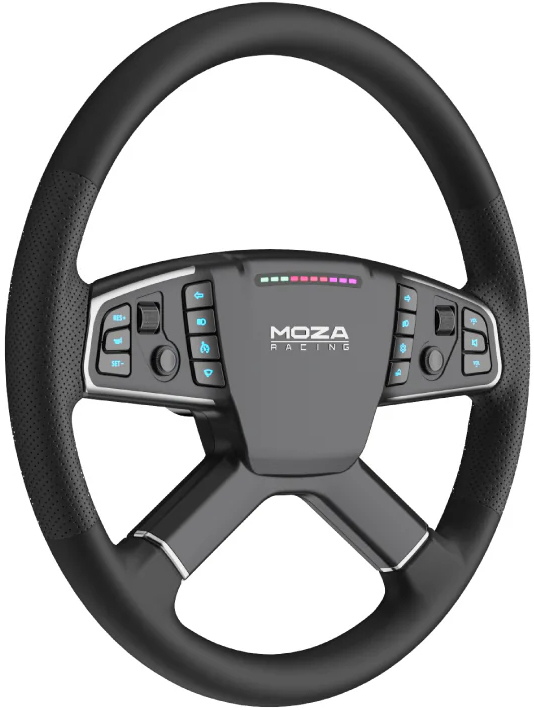 Кермо MOZA Racing TSW Truck 40cм., чорне фото2