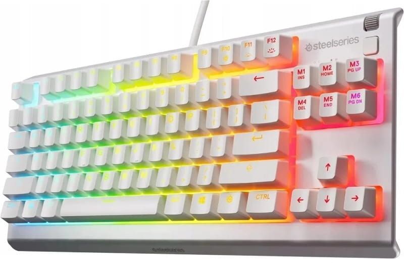 Клавіатура ігрова SteelSeries Apex 3 TKL UA White фото2