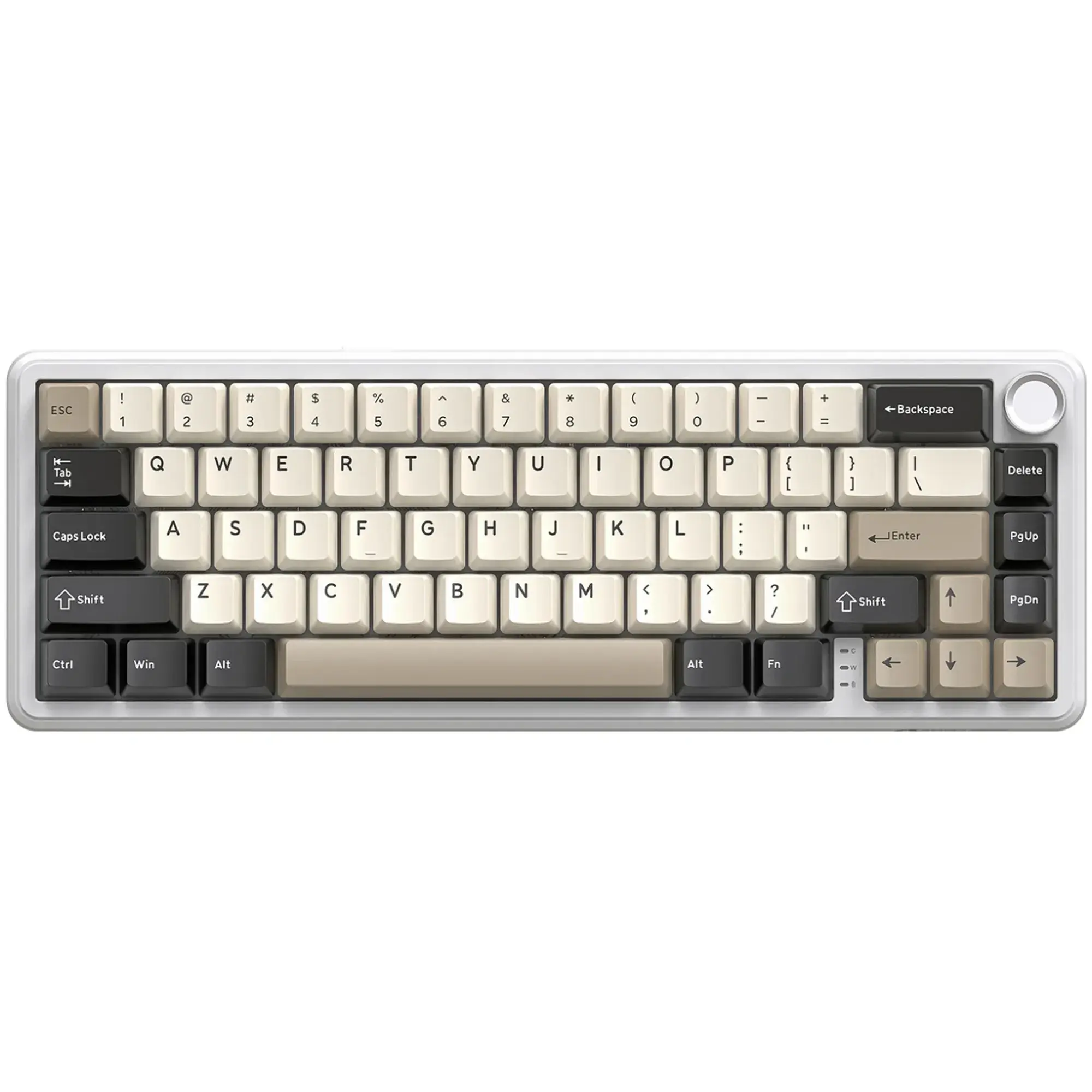 Клавіатура ігрова механічна Attack Shark X66 Cheese White фото2