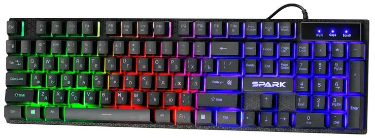 Клавіатура ігрова Defender Spark GK-300L UA LED підсвітка фото4