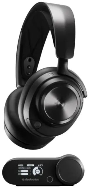 Ігрова гарнітура SteelSeries Arctis Nova Pro Wireless X Black фото