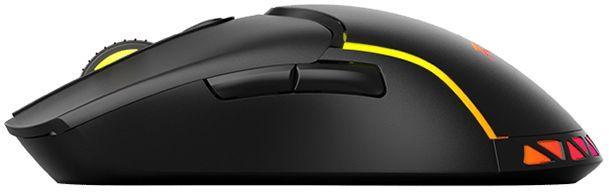 Мишка XTRIKE ME GW-610, ігрова бездротова 8000dpi., 7кн., RGB, чорна фото