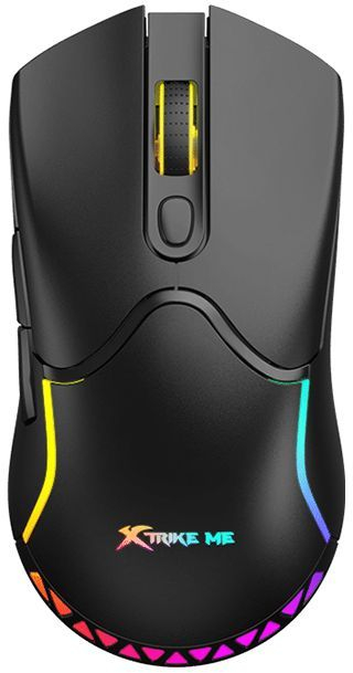 Мишка XTRIKE ME GW-610, ігрова бездротова 8000dpi., 7кн., RGB, чорна фото
